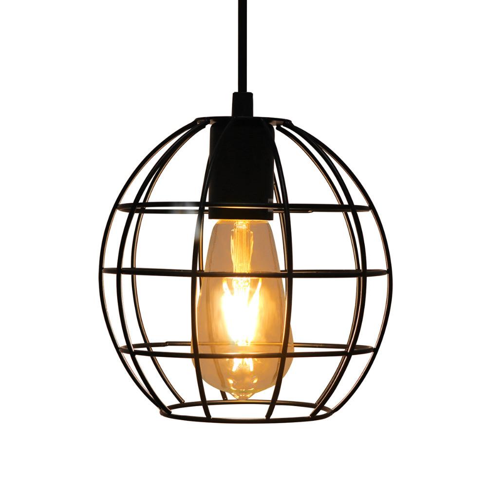 Blakeney – Black Iron Sphere Cage Pendant