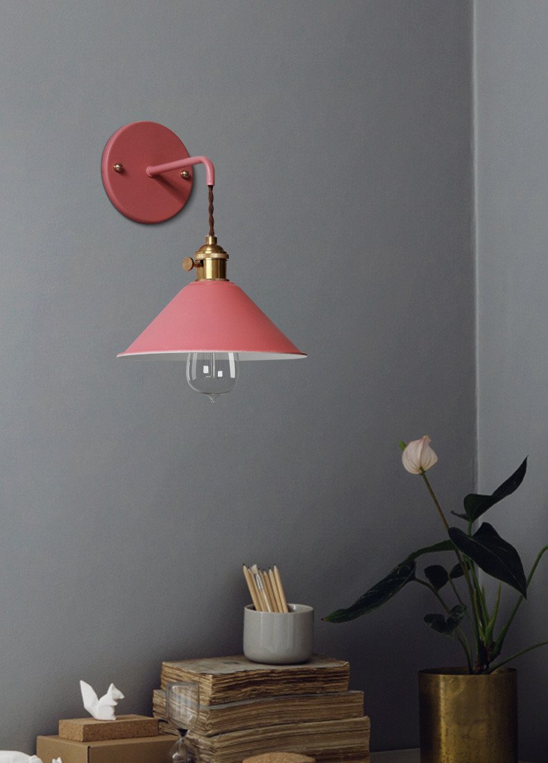 Iro – Coloured Iron and Copper Reading Sconce