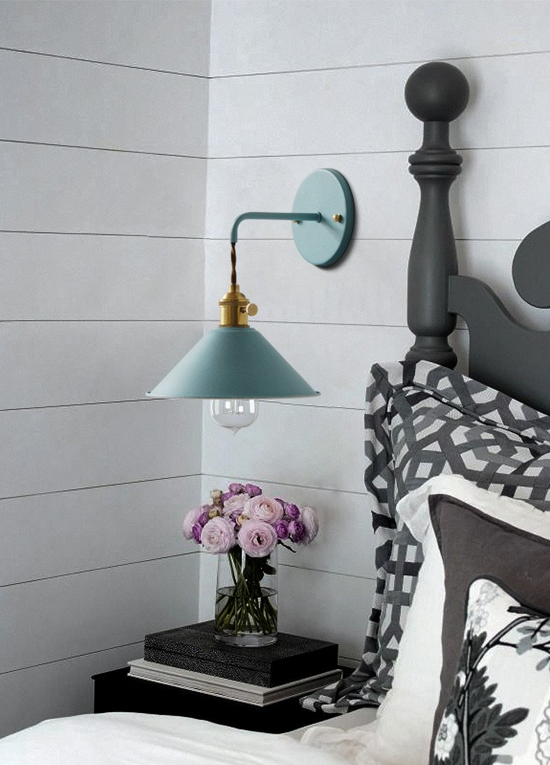 Iro – Coloured Iron and Copper Reading Sconce