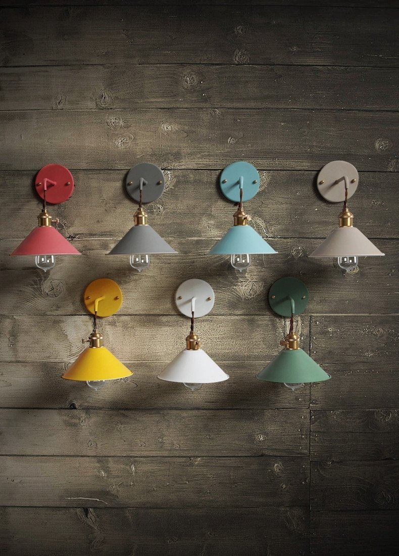 Iro – Coloured Iron and Copper Reading Sconce