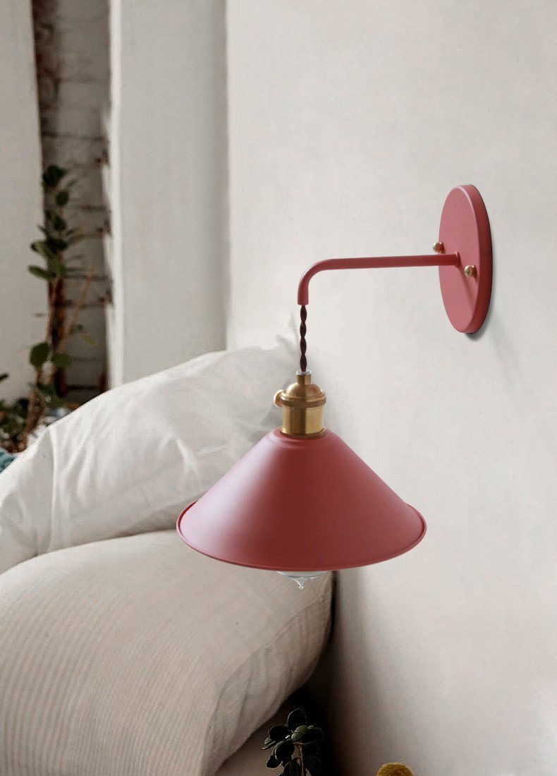 Iro – Coloured Iron and Copper Reading Sconce