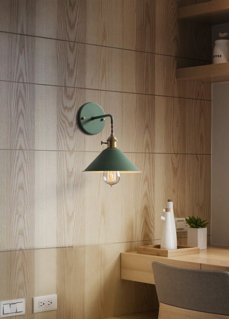 Iro – Coloured Iron and Copper Reading Sconce