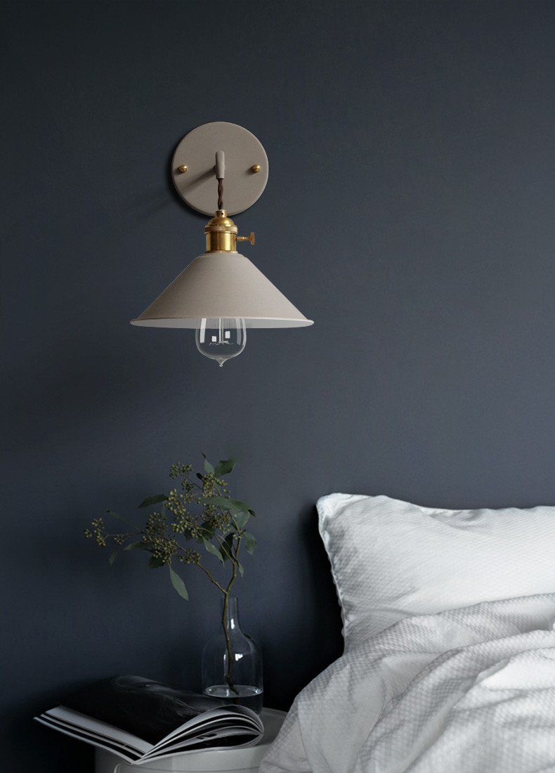 Iro – Coloured Iron and Copper Reading Sconce