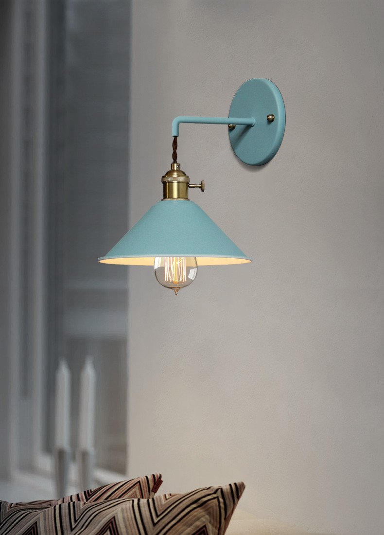 Iro – Coloured Iron and Copper Reading Sconce