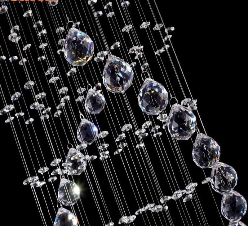 Coralie – Double Helix Crystal LED Chandelier