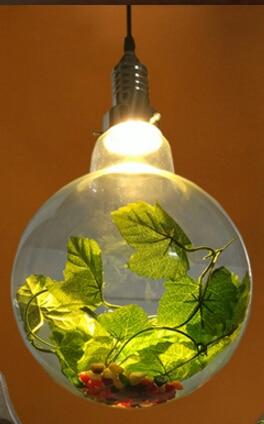 Fern – Glass Globe Planter Pendant Light