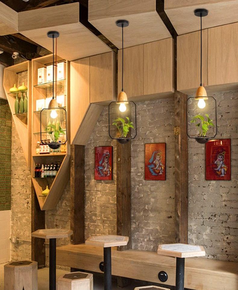 Fennel – Iron Wire Planter Pendant Light
