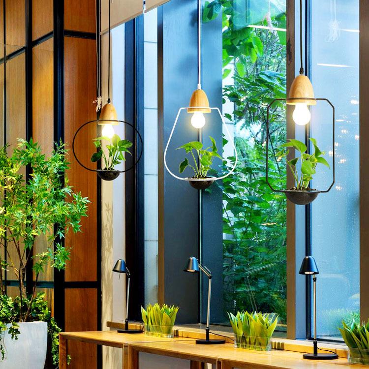 Fennel – Iron Wire Planter Pendant Light
