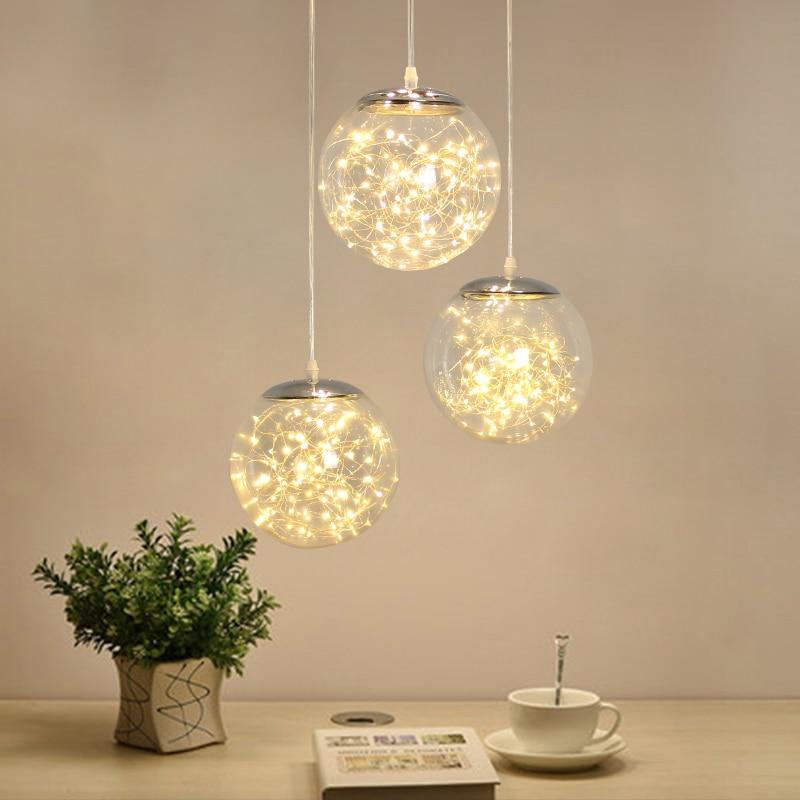 Kaze – Glass Globe LED String Pendant
