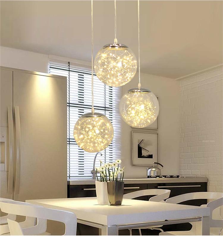 Kaze – Glass Globe LED String Pendant
