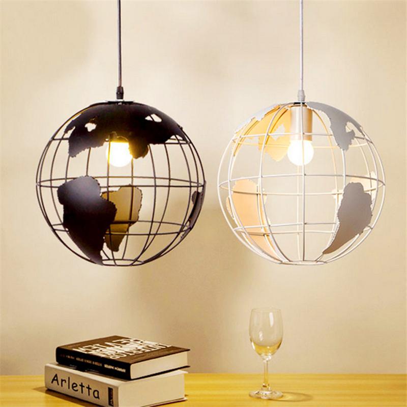 Malvern – Iron Globe Frame Pendant Light
