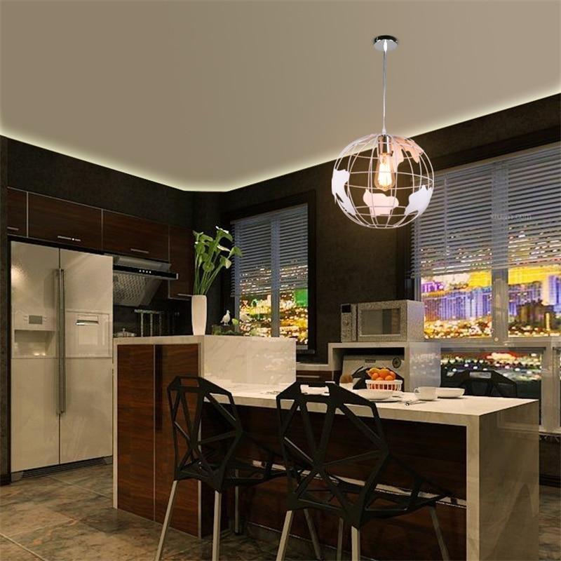 Malvern – Iron Globe Frame Pendant Light