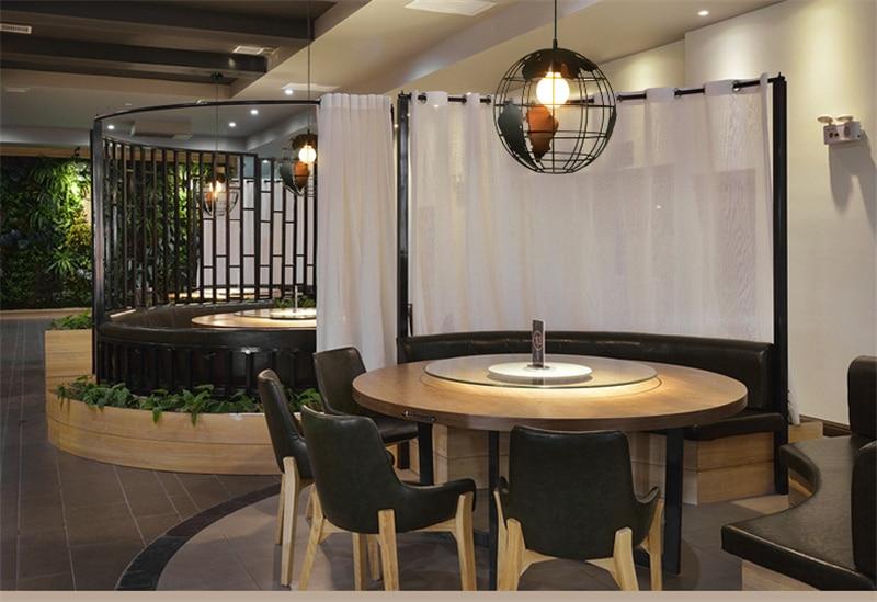 Malvern – Iron Globe Frame Pendant Light
