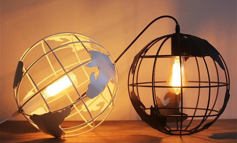 Malvern – Iron Globe Frame Pendant Light