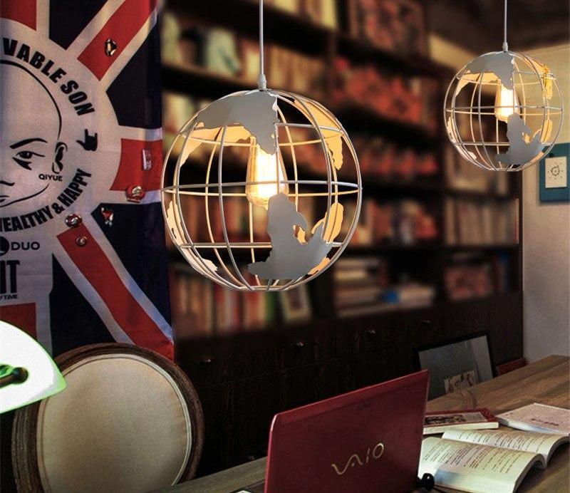 Malvern – Iron Globe Frame Pendant Light