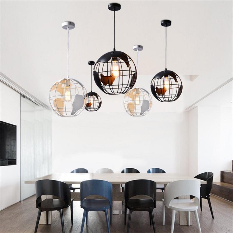 Malvern – Iron Globe Frame Pendant Light