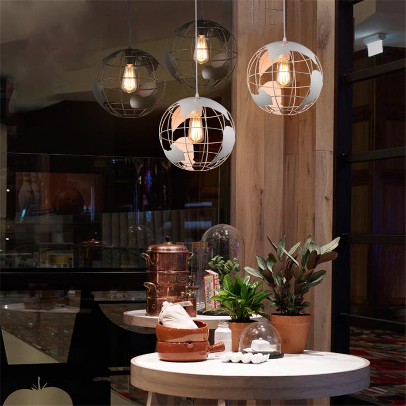 Malvern – Iron Globe Frame Pendant Light