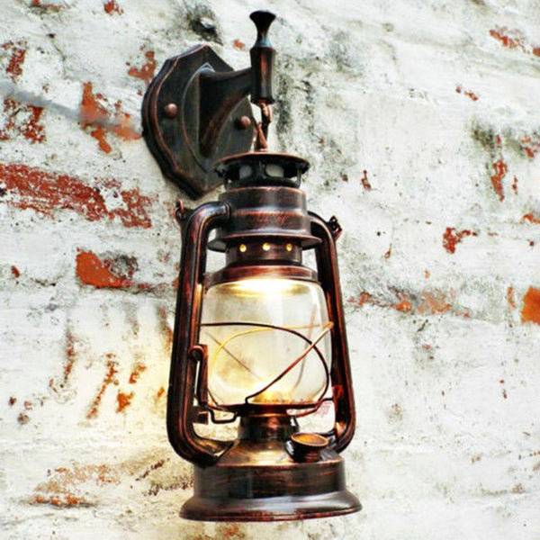 Ambleside – Vintage Glass Lantern Wall Light