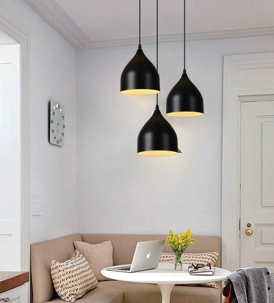 Sedgwick – Single or Triple Iron Pendant Light