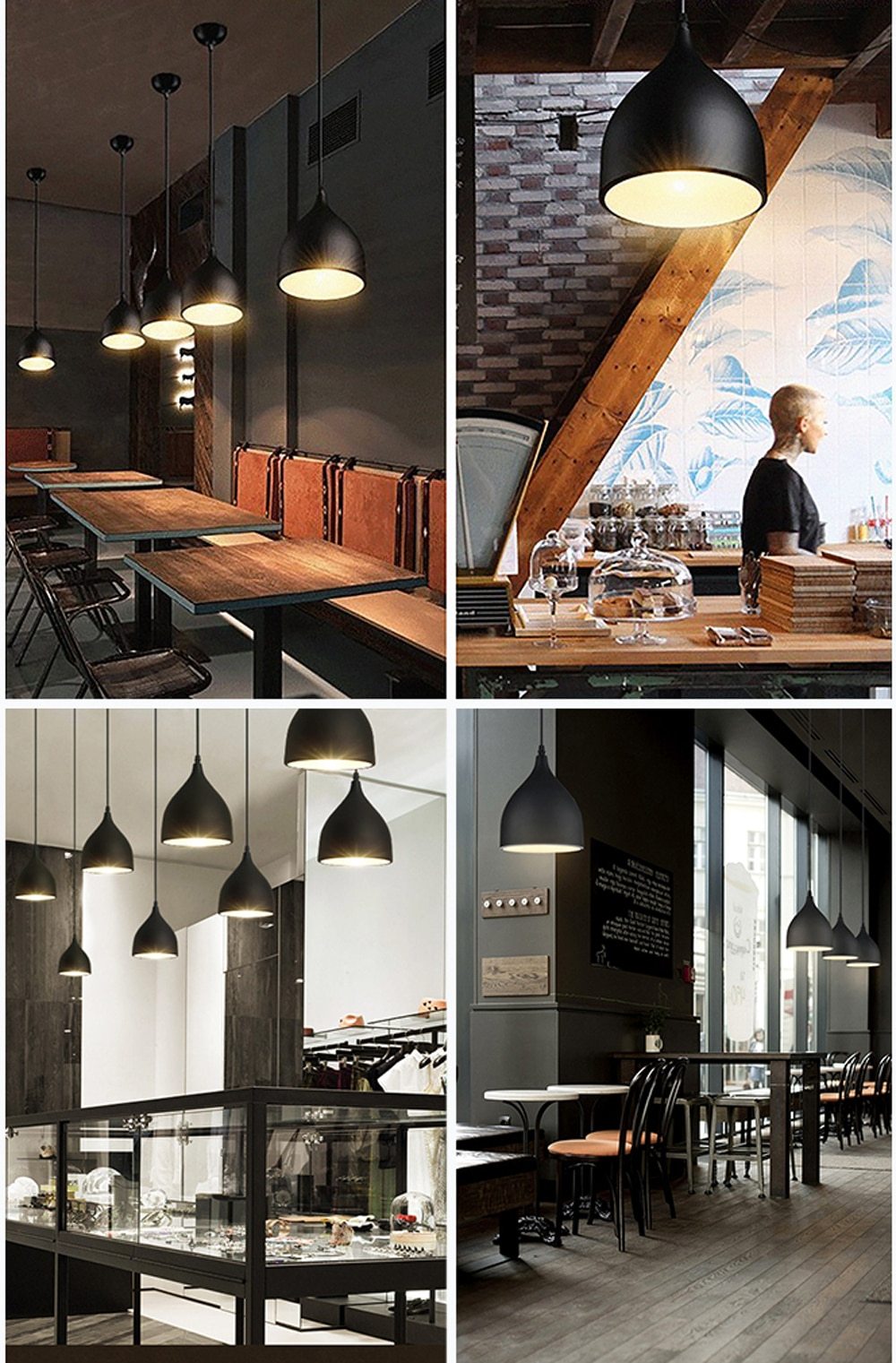Sedgwick – Single or Triple Iron Pendant Light