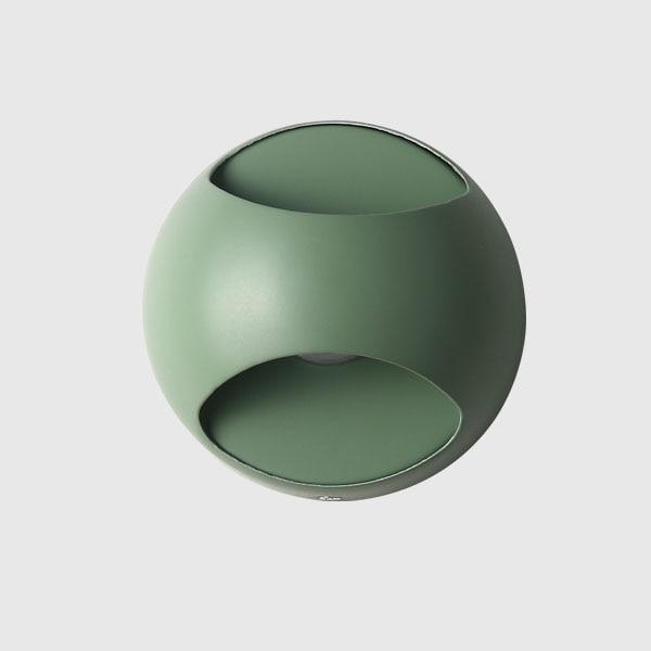 Maru – Round Iron Bounce-Light Wall Sconce