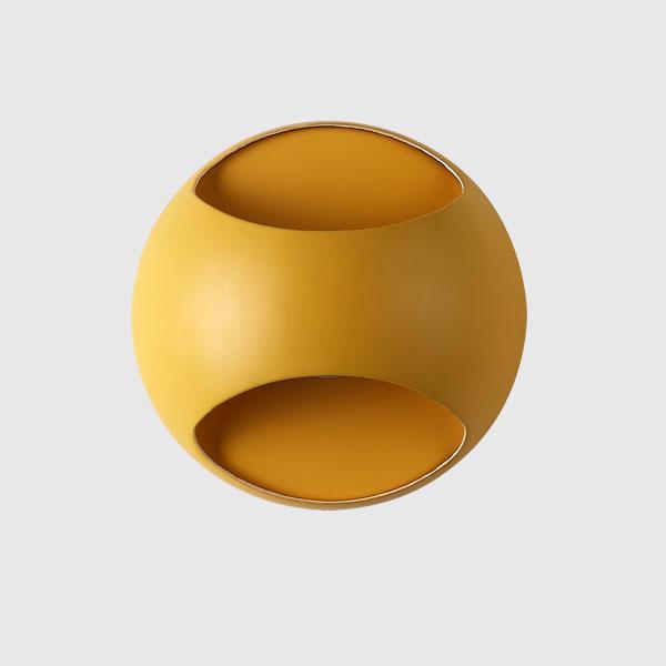 Maru – Round Iron Bounce-Light Wall Sconce