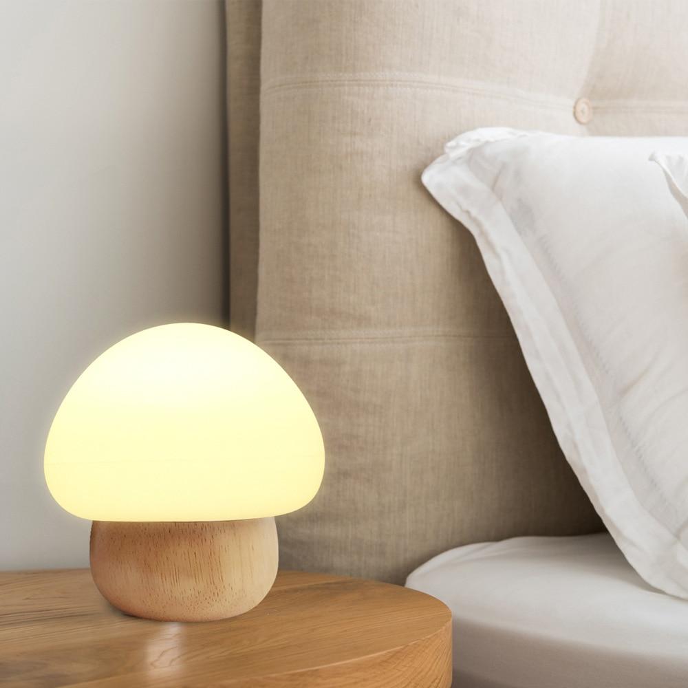 Morel – Colour-Changing Silicone Mushroom Night Light