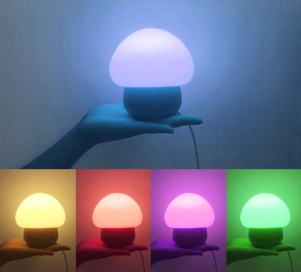 Morel – Colour-Changing Silicone Mushroom Night Light