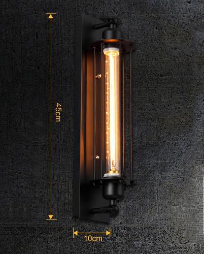 Rothwell – Industrial Iron Bar Wall Sconce