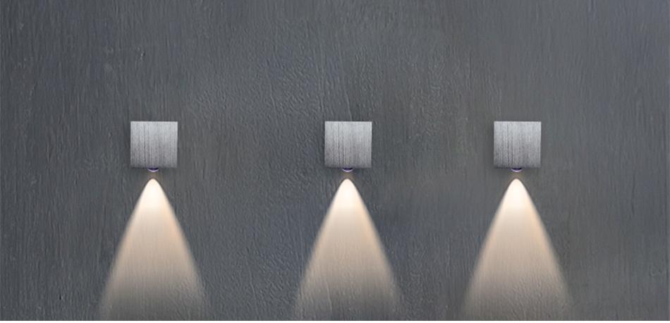 Netherby – Multi-Head LED Cube Wall Light
