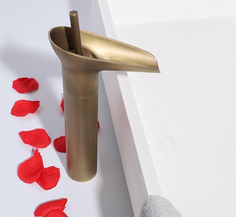 Ashby – Brass Waterfall Basin Mixer Tap