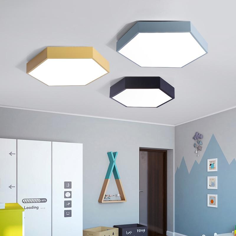 Hexley – Flush Mount Hexagon LED Ceiling Light