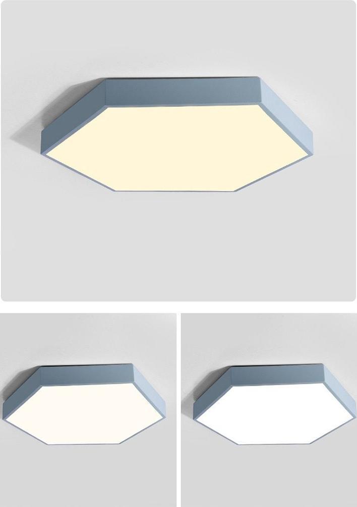 Hexley – Flush Mount Hexagon LED Ceiling Light