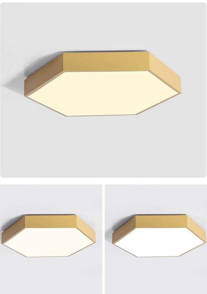 Hexley – Flush Mount Hexagon LED Ceiling Light