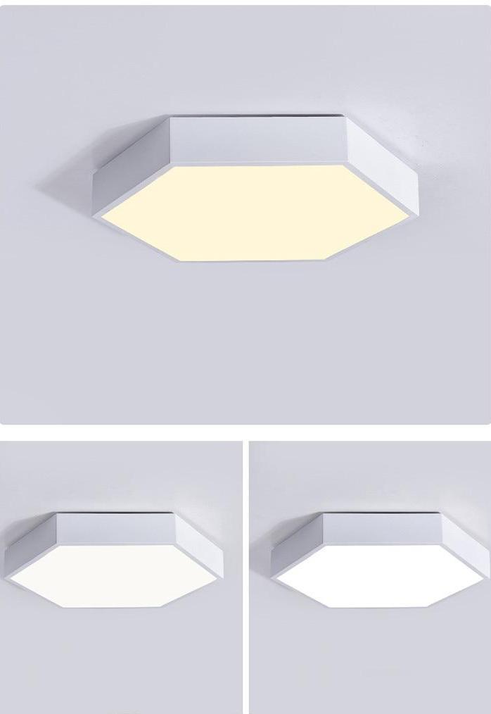 Hexley – Flush Mount Hexagon LED Ceiling Light