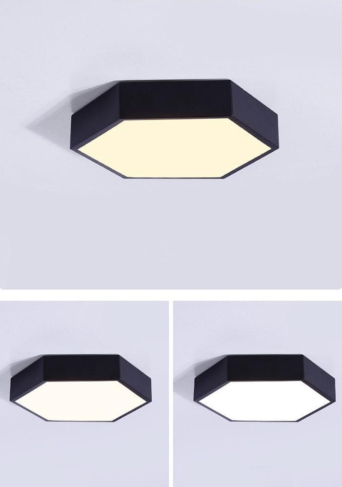 Hexley – Flush Mount Hexagon LED Ceiling Light