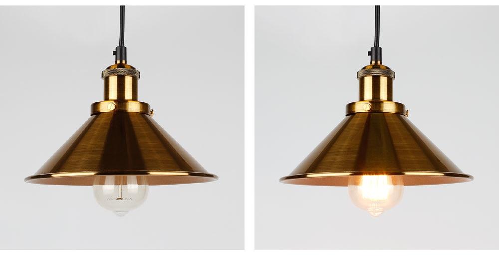 Fumi – Small Iron Cone Shade Pendant