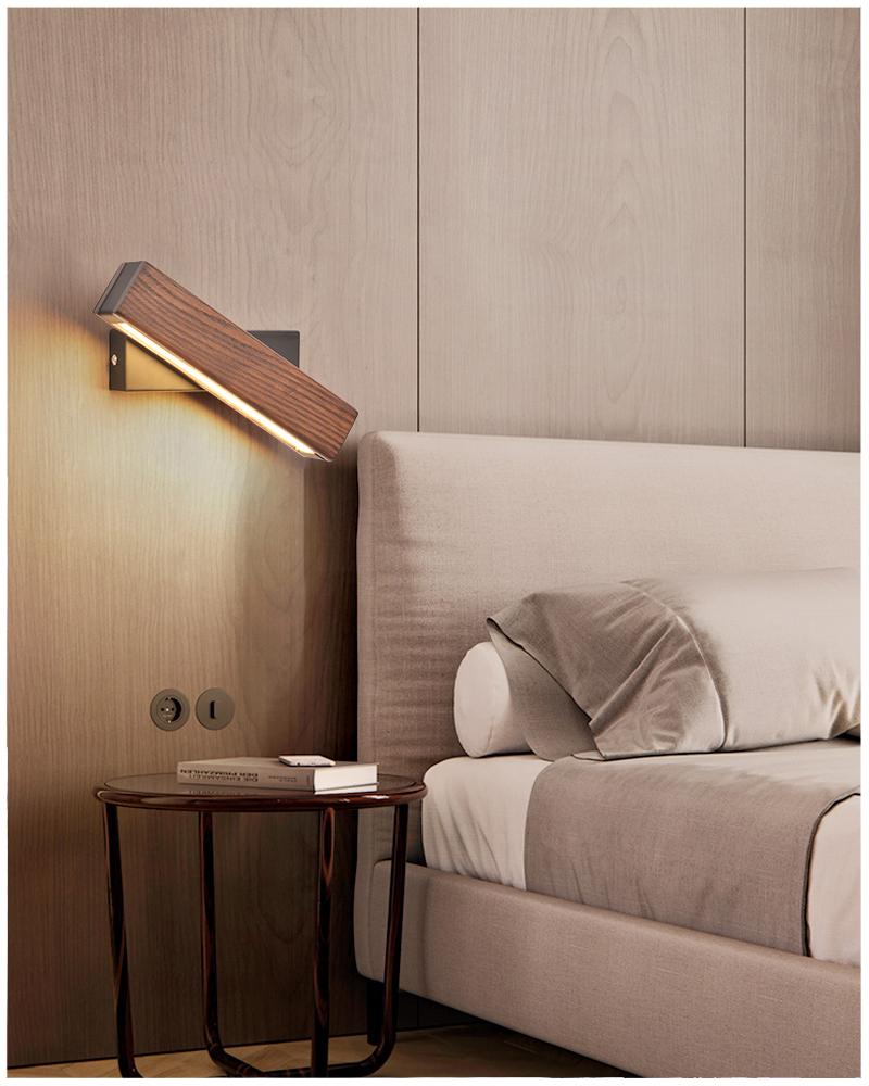 Cinder – Rotating Wood LED Wall Light