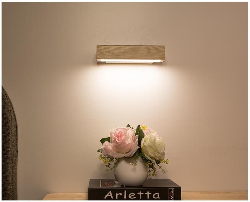 Cinder – Rotating Wood LED Wall Light