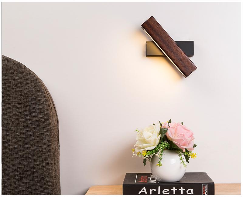 Cinder – Rotating Wood LED Wall Light