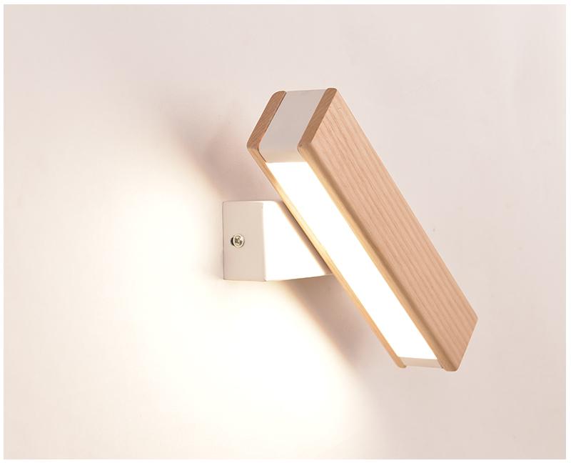 Cinder – Rotating Wood LED Wall Light