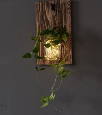 Willowmere – Wall-Mounted Mason Jar Fairy Light