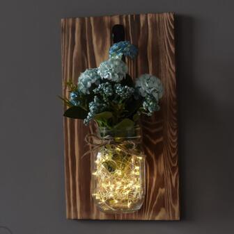 Willowmere – Wall-Mounted Mason Jar Fairy Light