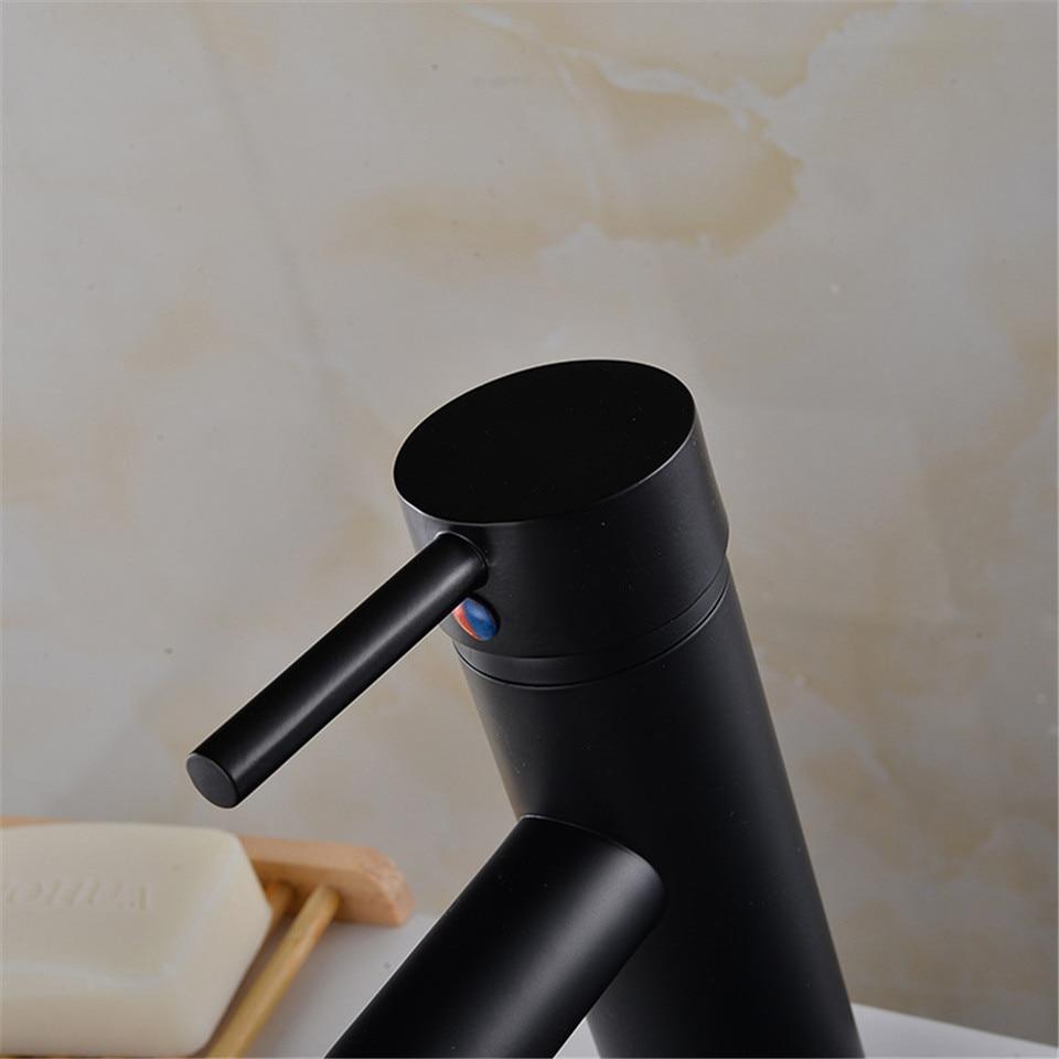 Ludlow – Matte Black Stainless Steel Basin Tap