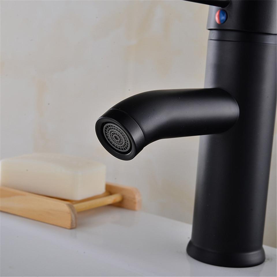 Ludlow – Matte Black Stainless Steel Basin Tap