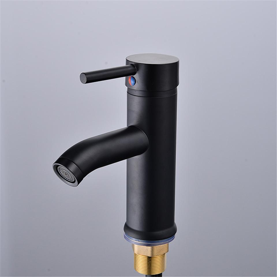 Ludlow – Matte Black Stainless Steel Basin Tap