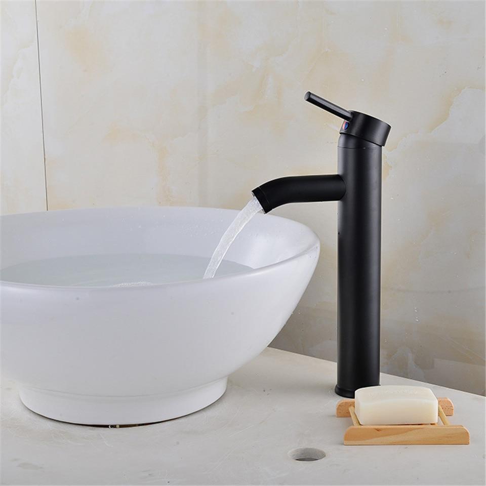 Ludlow – Matte Black Stainless Steel Basin Tap