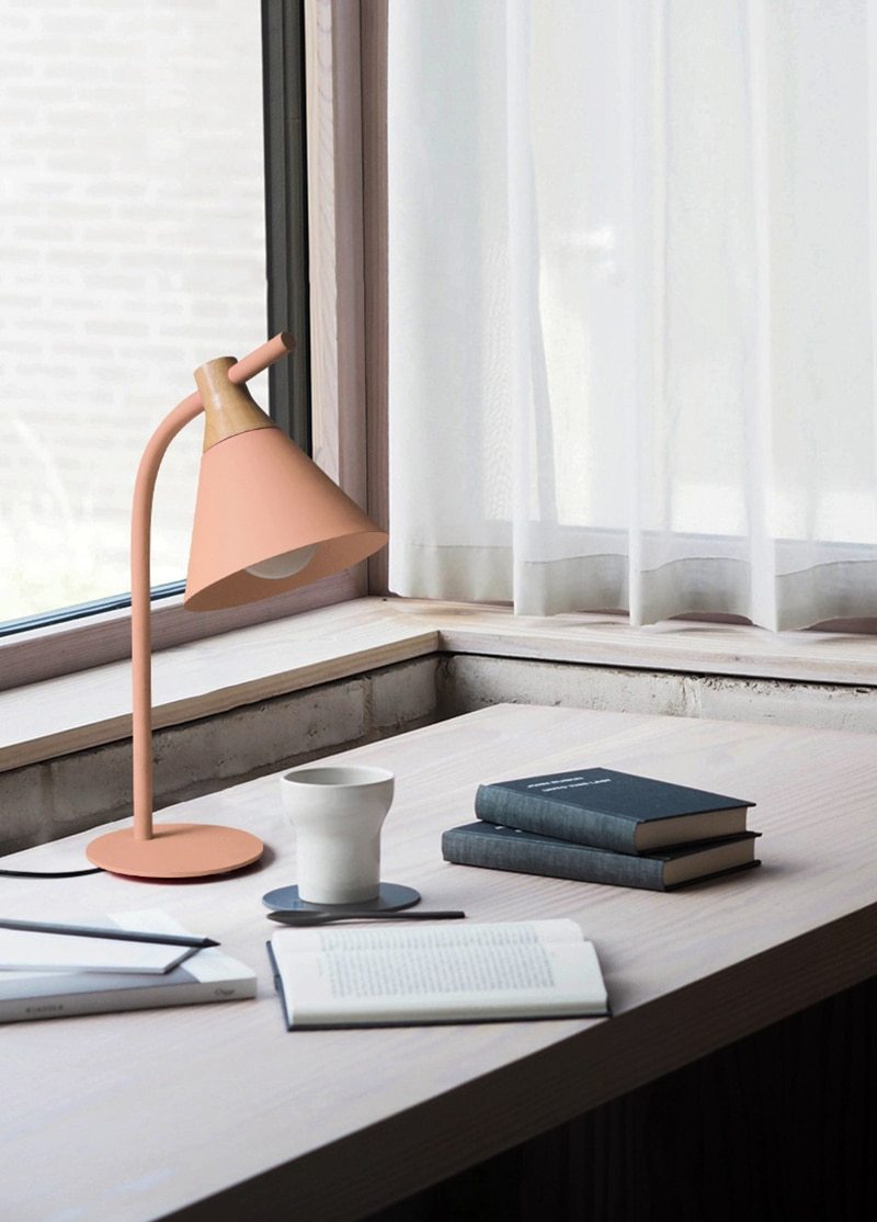 Plover – Iron and Wood Desk Lamp