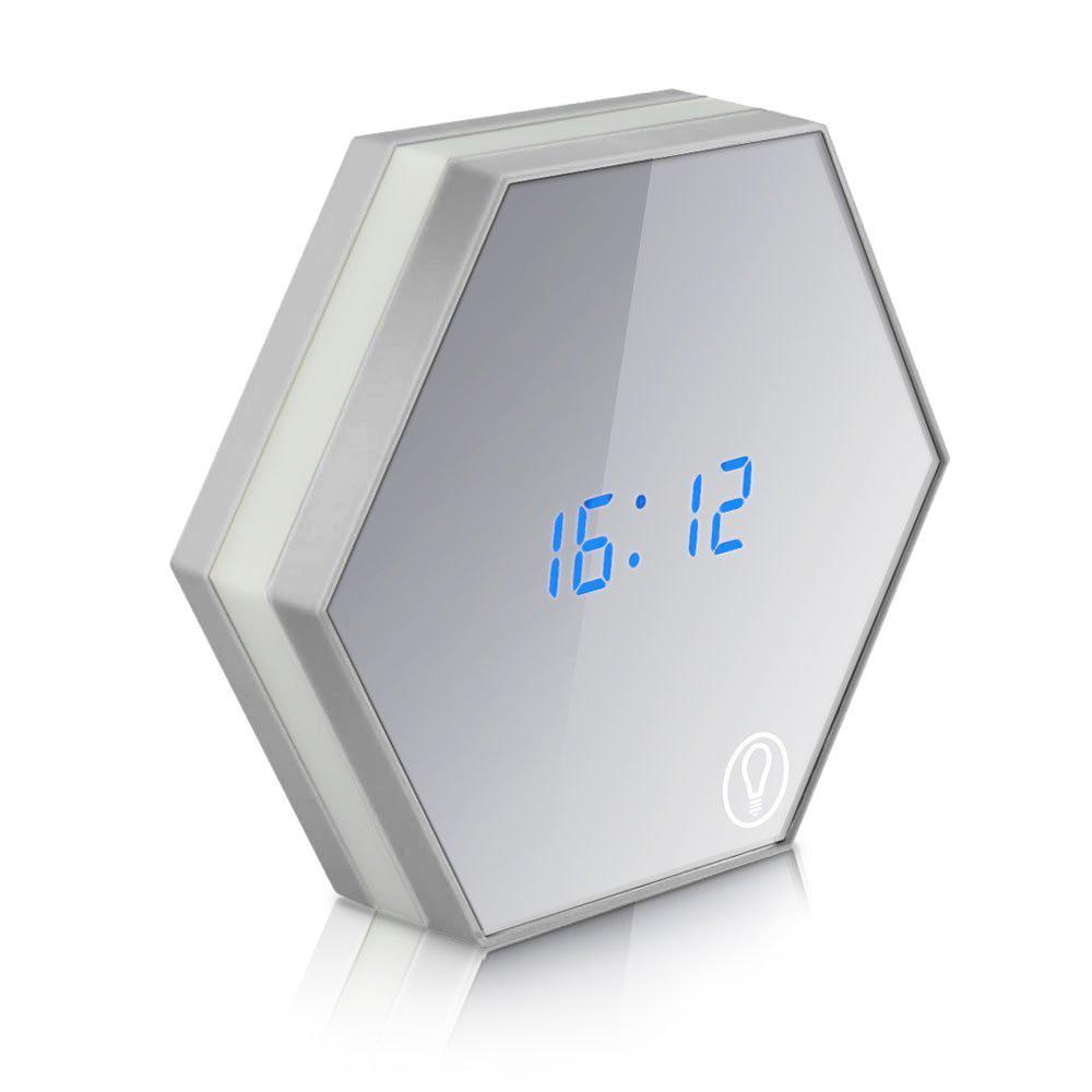 Riva – Mirror Alarm Clock with LED Light