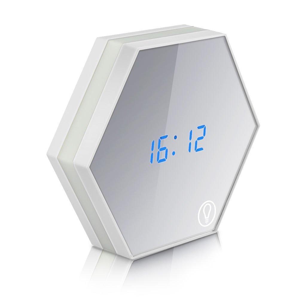 Riva – Mirror Alarm Clock with LED Light
